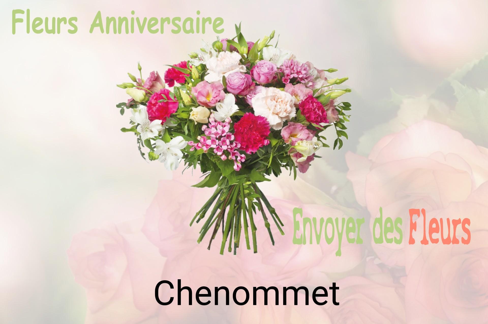 Bouquet de fleurs d’anniversaire livré à Chenommet